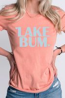 Lake Bum Heart Water Summer PLUS SIZE Graphic Tee