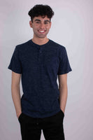 Short Sleeves Henley T-shirt