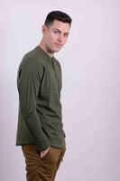 Long Sleeves Henley T-shirt