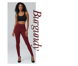 12 Piece Solid Color Heavy Weight Fleece Leggings