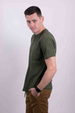 Short Sleeves Henley T-shirt