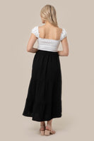 Women Tiered maxi skirt