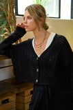 CABLE KNIT CARDIGAN