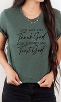 Thank God Trust God Inspirational Graphic Tee