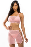 MESH COVER UP TWO-PIECE SET