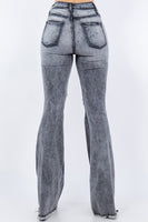 Storm Bell Bottom Jean in Grey