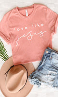 Plus Size Love Like Jesus Graphic Tee