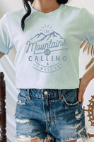 The Mountains Calling And I Must Go Graphic Tee