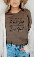 Thank God Trust God Inspirational Graphic Tee