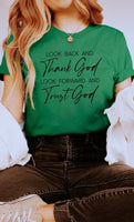 Thank God Trust God Inspirational Graphic Tee