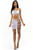 MESH COVER UP TWO-PIECE SET