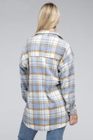 Women Plaid Shacket